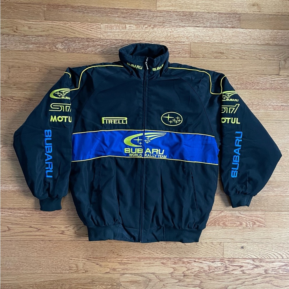 Formula 1 Subaru Racing Jacket Men’s F1 Embroidered Retro Y2k Unisex